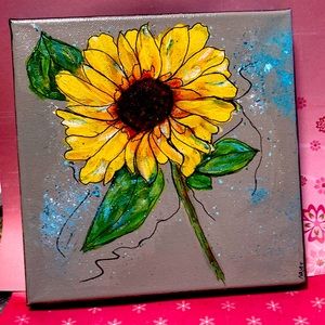 Funky sunflower decor